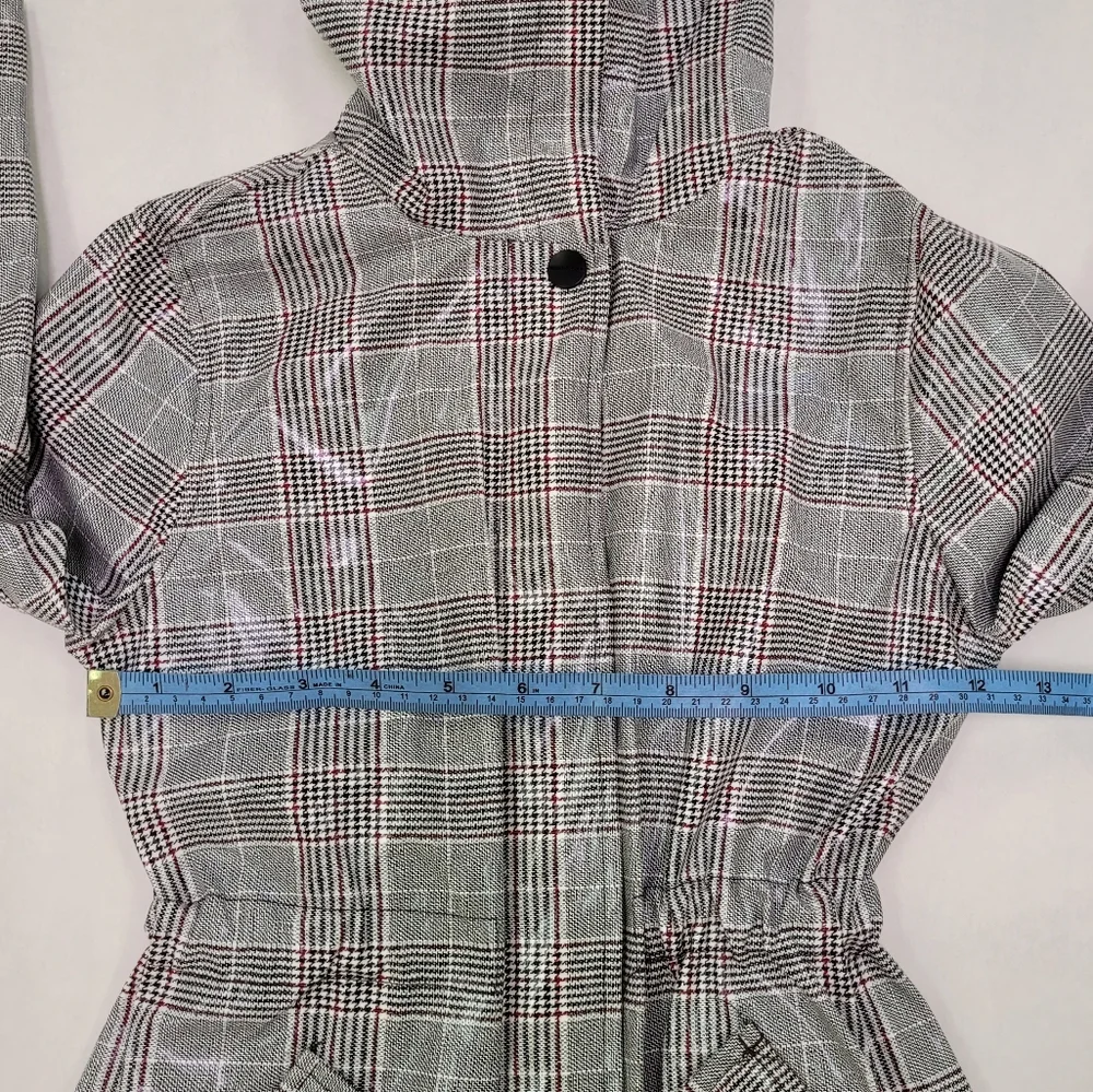 Urban Republic Girls Plaid Anorak Rain Coat